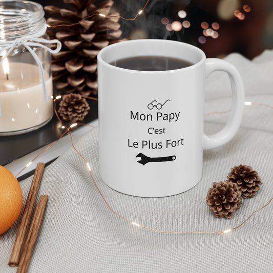 Mug Mon Papy C'est Le Plus Fort